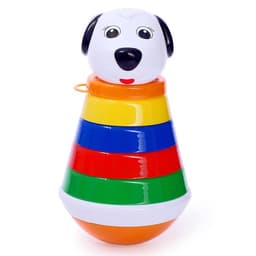 Пирамидка детская STELLAR «Неваляшка», МИКС