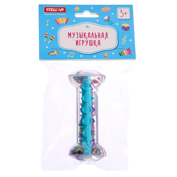 Игрушка музыкальная шейкер STELLAR, МИКС