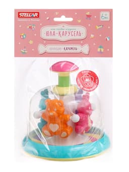 Юла-карусель STELLAR «Лесная сказка», МИКС