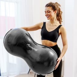 Фитбол «Гантель» ONLYTOP, 75×38×38 см, 900 г, МИКС