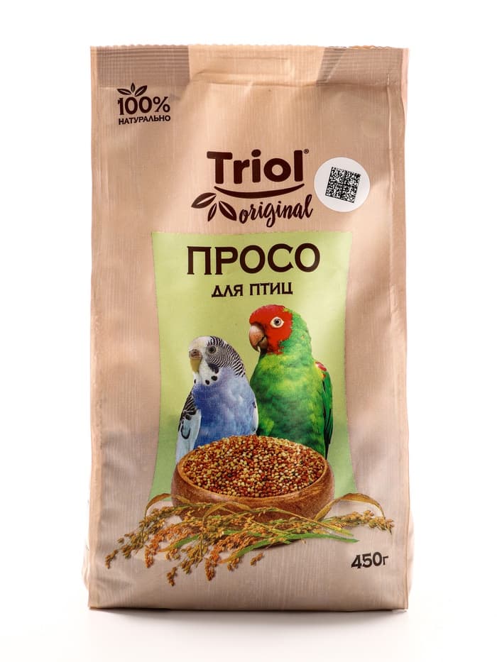 Корм Triol для птиц, просо, 450 г