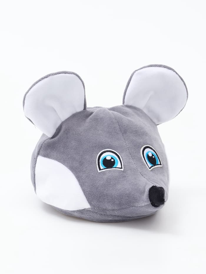 Шапка карнавальная «Мышка», велюр, хлопок, р-р 52-57
