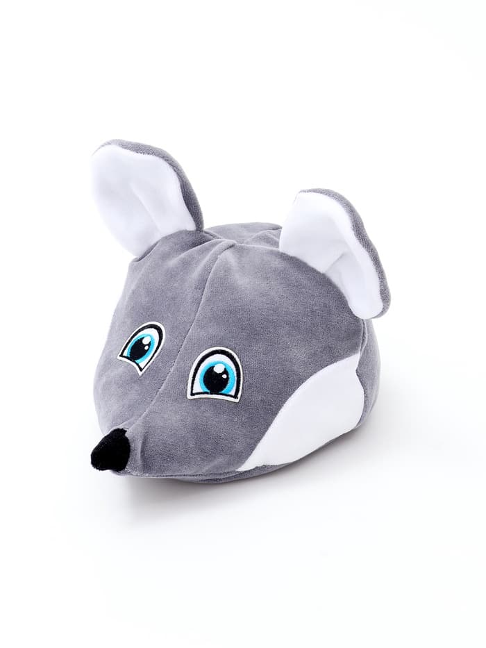 Шапка карнавальная «Мышка», велюр, хлопок, р-р 52-57