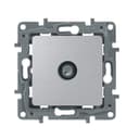 Механизм розетки TV СП Legrand Etika Plus, 2 дБ с топологией «звезда», алюминий