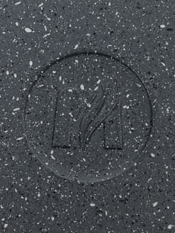 Кастрюля Мечта «Гранит», 3 л, d=22 см, со стеклянной крышкой, антипригарное покрытие, литой алюминий, серая