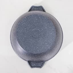 Кастрюля Мечта «Гранит», 3 л, d=22 см, со стеклянной крышкой, антипригарное покрытие, литой алюминий, серая