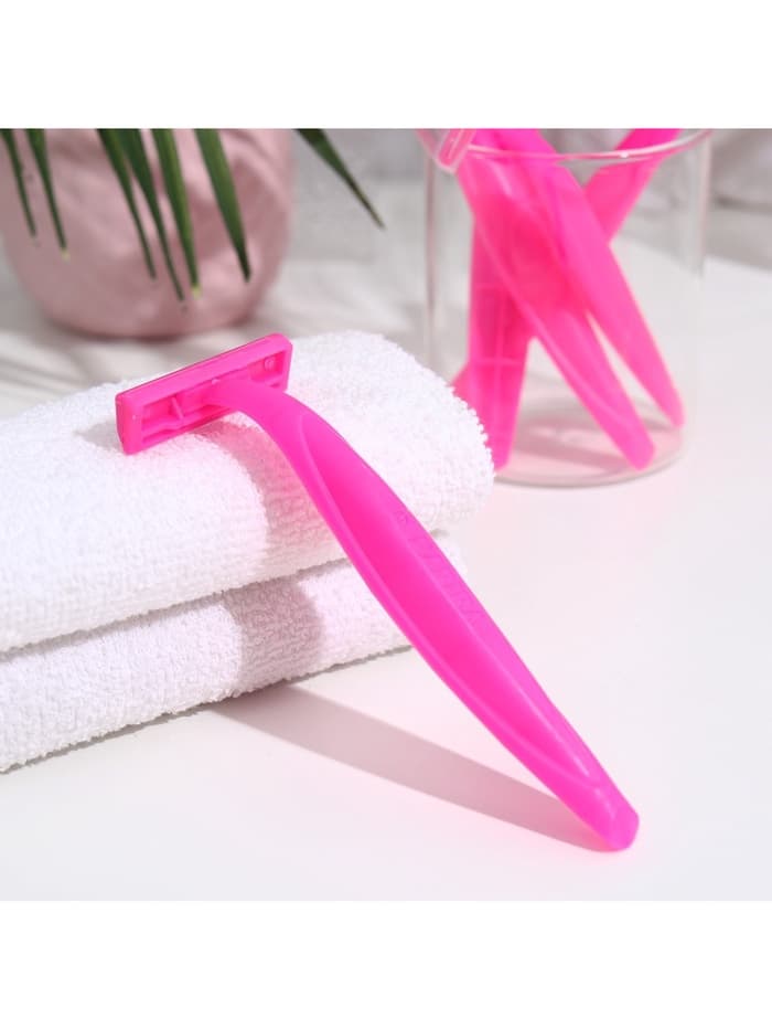 Бритвенные станки одноразовые Rapira Berry, 2 лезвия, 5 шт.