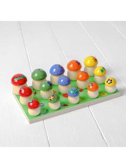 Счётный материал «Грибочки на полянке», 15 шт.