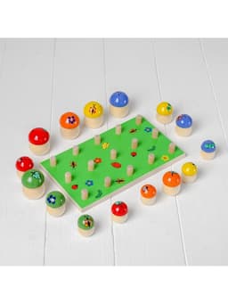 Счётный материал «Грибочки на полянке», 15 шт.