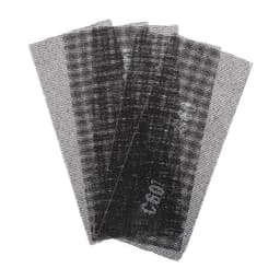 Сетка абразивная ТУНДРА, водостойкая, карбид кремния, 115×280 мм, Р60, 5 шт.