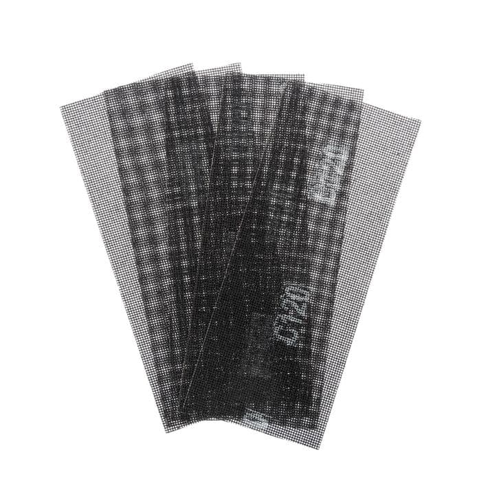 Сетка абразивная ТУНДРА, водостойкая, карбид кремния, 115×280 мм, Р120, 5 шт.