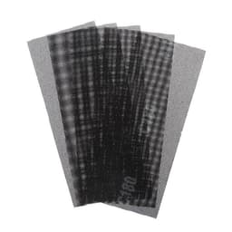 Сетка абразивная ТУНДРА, водостойкая, карбид кремния, 115×280 мм, Р180, 5 шт.