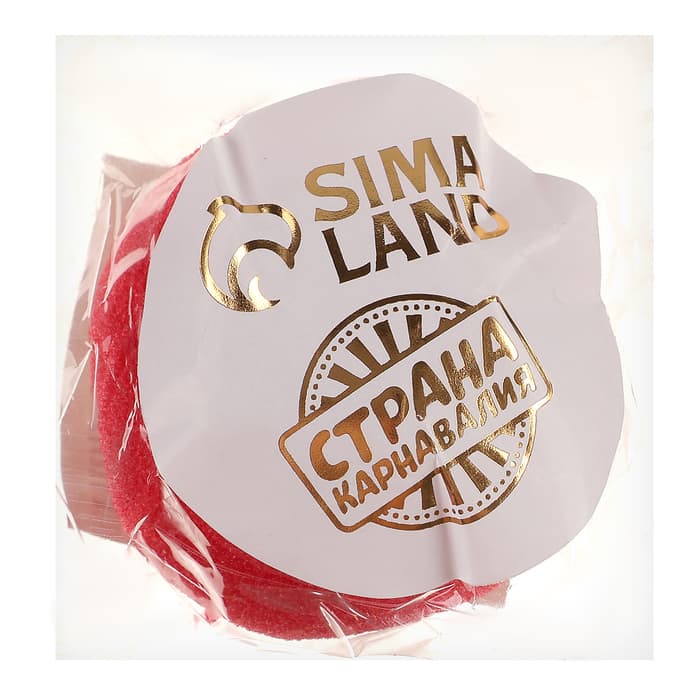 Нос клоуна, красный