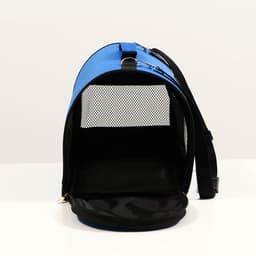 Сумка - переноска для животных, 40×25×28 см, 2 входа, синяя