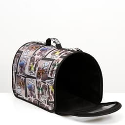 Сумка - переноска для животных с принтом, 46×28.5×30 см, цвет МИКС