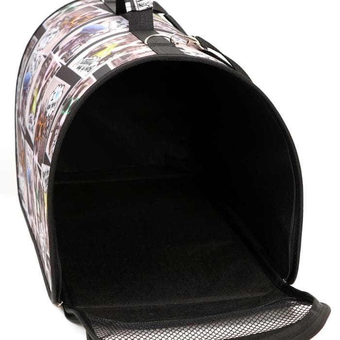 Сумка - переноска для животных с принтом, 46×28.5×30 см, цвет МИКС