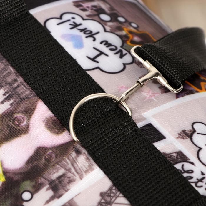 Сумка - переноска для животных с принтом, 46×28.5×30 см, цвет МИКС