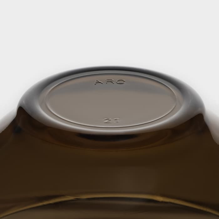 Салатник Luminarc «Амбьянте», 350 мл, d=12 см, стекло, коричневый