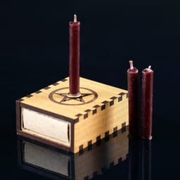 Ларец желаний «Очищение пространства» со свечками, 5.2×4.5×2 см