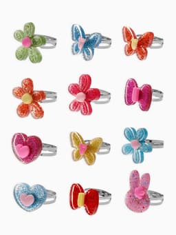 Кольцо «Выбражулька. Блеск», форма МИКС, фасовка 100 шт. безразмерное