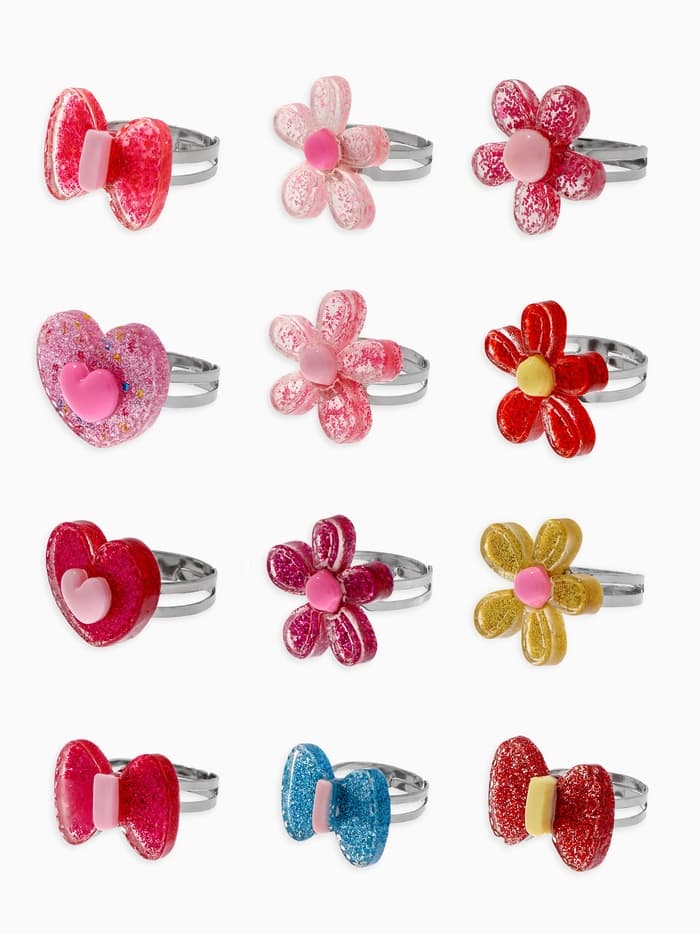 Кольцо «Выбражулька. Блеск», форма МИКС, фасовка 100 шт. безразмерное