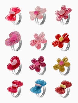 Кольцо «Выбражулька. Блеск», форма МИКС, фасовка 100 шт. безразмерное