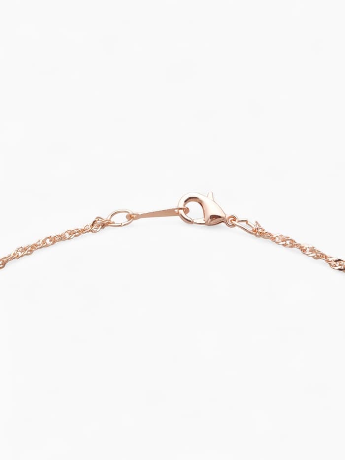 Гарнитур 3 предмета: серьги, кулон, кольцо безразмерное «Эдель», классик, фиолы в золоте, 45 см