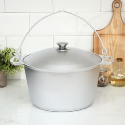 Котелок походный KUKMARA, 8 л, с крышкой, литой алюминий