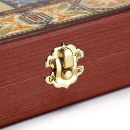 Настольные игры 3 в 1 «Мозаика» шахматы, нарды, шашки, доска деревянные, большие, 40×40 см