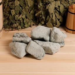 Камни для бани «Порфирит», 20 кг, галтованные, фракция 7-12 см