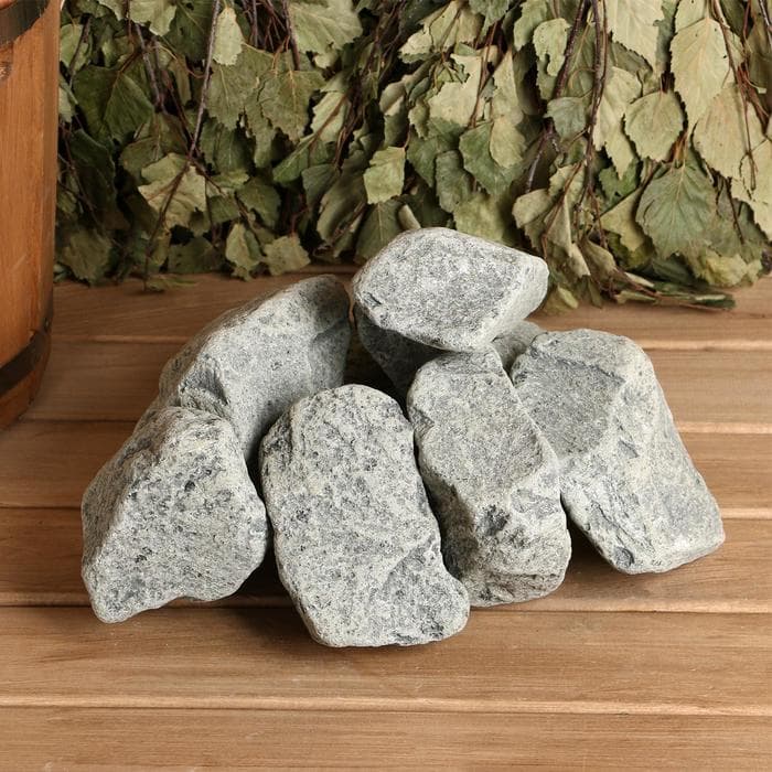 Камни для бани «Порфирит», 20 кг, галтованные, фракция 7-12 см