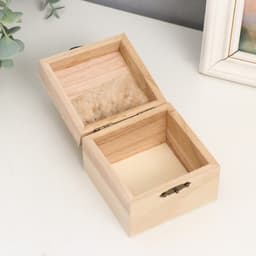 Шкатулка для росписи дерево «Квадрат», 6.5×8.5×8.5 см