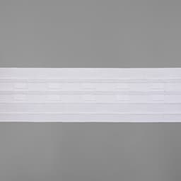 Шторная лента, матовая, 6 см, 50±1 м, белая