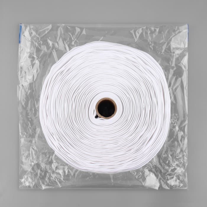 Шторная лента, матовая, 6 см, 50±1 м, белая