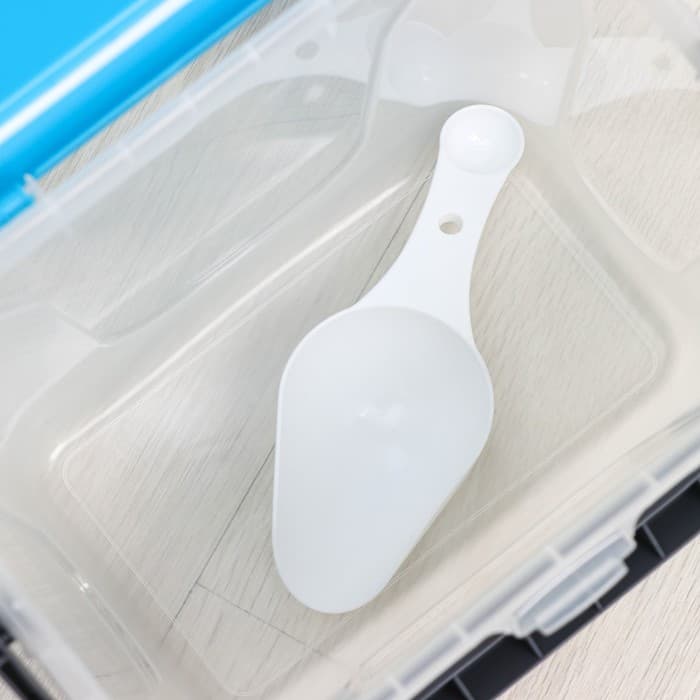 Контейнер для стирального порошка с ручкой, 6 л, голубая лагуна