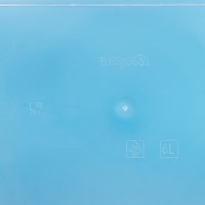 Контейнер для стирального порошка с ручкой, 6 л, голубая лагуна