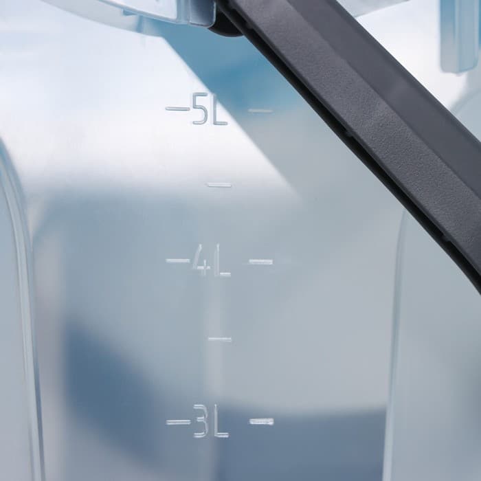 Контейнер для стирального порошка с ручкой, 6 л, голубая лагуна