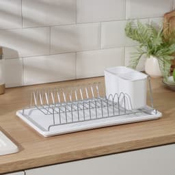 Сушилка для посуды с поддоном Доляна, 38.5×21.5×12.5 см, МИКС
