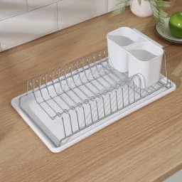 Сушилка для посуды с поддоном Доляна, 38.5×21.5×12.5 см, МИКС