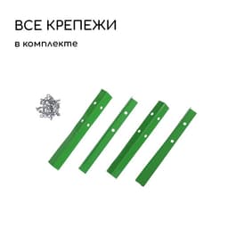 Грядка оцинкованная, 195×100×15 см, зелёная, Greengo