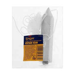 Отвес цилиндрический ТУНДРА, шнур 5 метров, 100 г