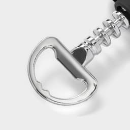 Штопор для вина Доляна «Элегант», h=17.5 см, чёрный