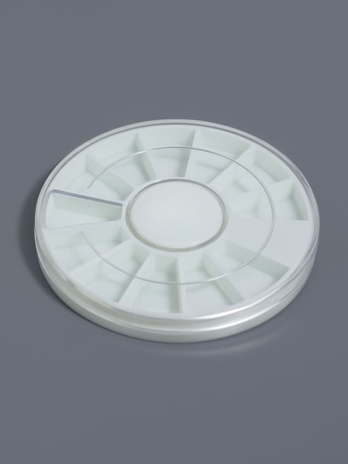 Органайзер для хранения мелочей «Карусель», 12 ячеек, d=6×0.8 см, прозрачный