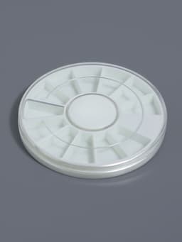 Органайзер для хранения мелочей «Карусель», 12 ячеек, d=6×0.8 см, прозрачный