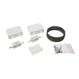 Карниз струнный, двухрядный, 10 м (ряд 5 м), пластиковый крючок