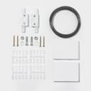 Карниз струнный, двухрядный, 10 м (ряд 5 м), пластиковый крючок