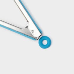 Щипцы кухонные Доляна «Лопатка», 25×5×3.5 см, голубой