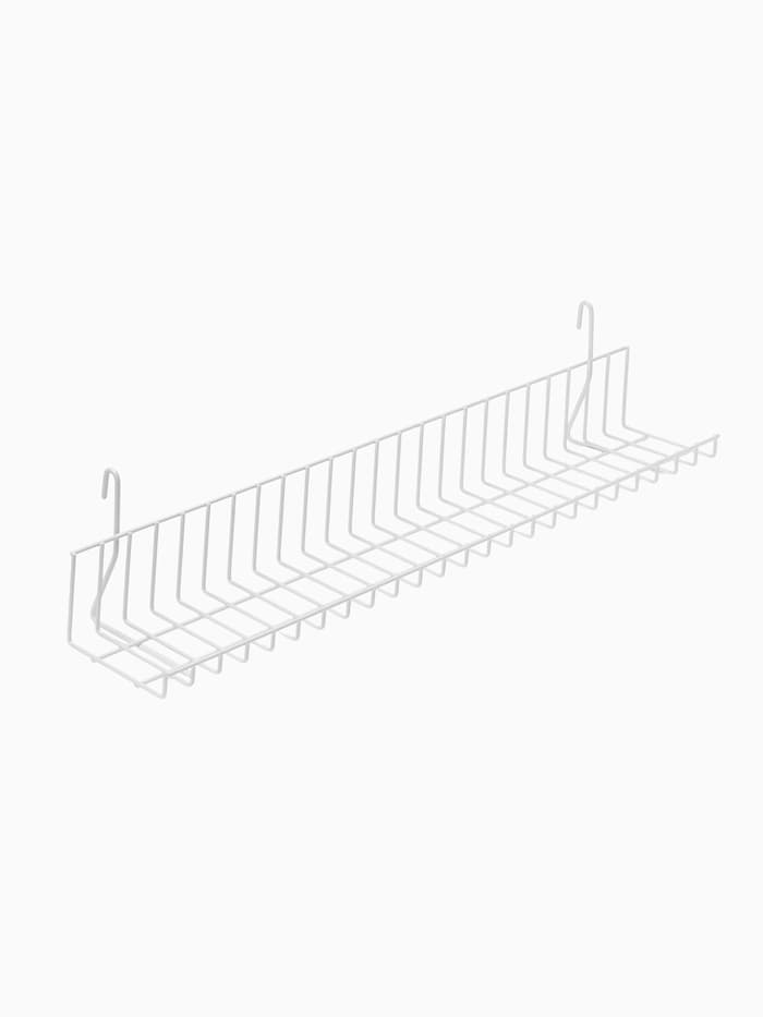 Полка на сетку 60×10×12 см, цвет белый
