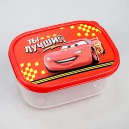 Ланч-бокс прямоугольный «Ты лучший», Машинки , 500 мл