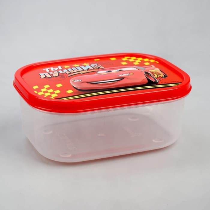 Ланч-бокс прямоугольный «Ты лучший», Машинки , 500 мл